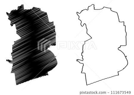 Wijdemeren municipality (Kingdom of the Netherlands, Holland, North Holland or Noord-Holland province) map vector illustration, scribble sketch map Wijdemeren municipality (Kingdom of the Netherlands, Holland, North Holland or Noord-Holland province) map vector illustration, scribble sketch map 111673549