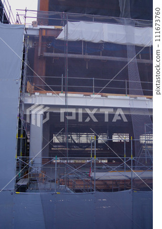 建築施工現場 鋼架 與城市發展相關的建築 建築施工現場 鋼架 與城市發展相關的建築 111673760