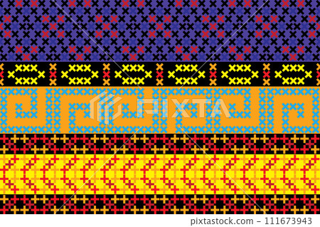 illustration pattern of the crass color on black background. illustration pattern of the crass color on black background. 111673943