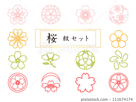 Sakura crest set 4 111674174