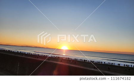 First sunrise sea New Year's Day First sunrise sea New Year's Day 111674182