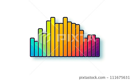 Flat chart and graph elements 111675631