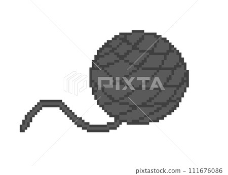 Yarn ball_dot picture (black) Yarn ball_dot picture (black) 111676086