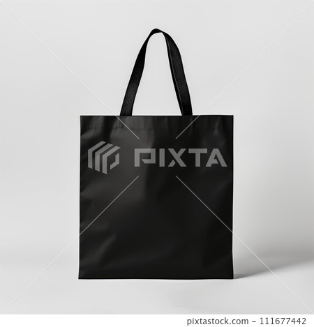 Black fabric bag 111677442