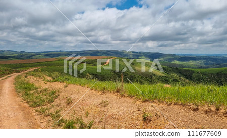 mountain landscape at Serra da Canastra in Minas Gerais state, Brazil mountain landscape at Serra da Canastra in Minas Gerais state, Brazil 111677609