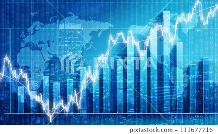 Image of financial market financial transactions Image of financial market financial transactions 111677716