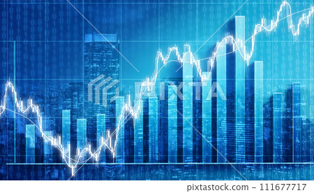 Image of financial market financial transactions 111677717