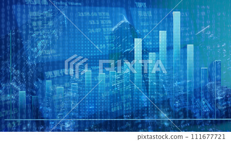 Image of financial market financial transactions Image of financial market financial transactions 111677721
