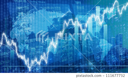 Image of financial market financial transactions 111677732