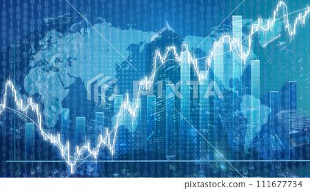 金融市場金融交易形象 111677734