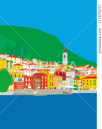 Varenna Lake Como lago di como Italy italia summer Varenna Lake Como lago di como Italy italia summer 111678257