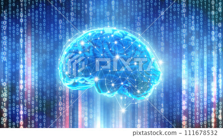 blue cyber digital network image 111678532