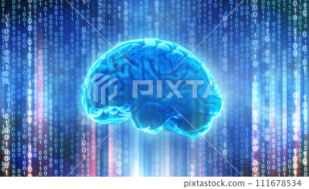 blue cyber digital network image 111678534