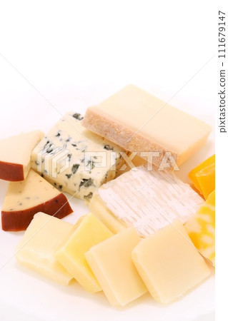 Assorted cheese bright background gouda cheddar etc. Assorted cheese bright background gouda cheddar etc. 111679147