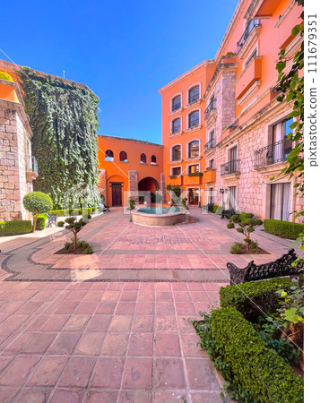 A hotel in a renovated bullring in Zacatecas, Mexico 111679351