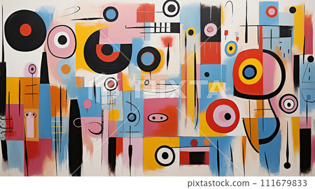 Colorful gradation texture background AI image Colorful gradation texture background AI image 111679833