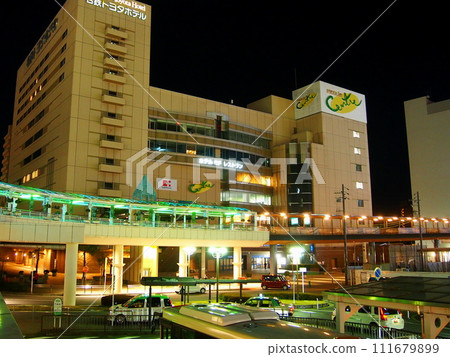 豐田市車站前的夜景 111679899