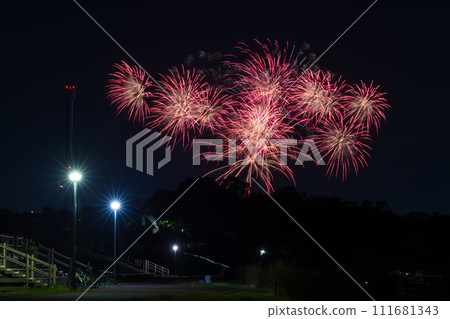 煙火，日本夏季的傳統（西武園遊樂園） 111681343