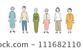 老年婦女集 111682110