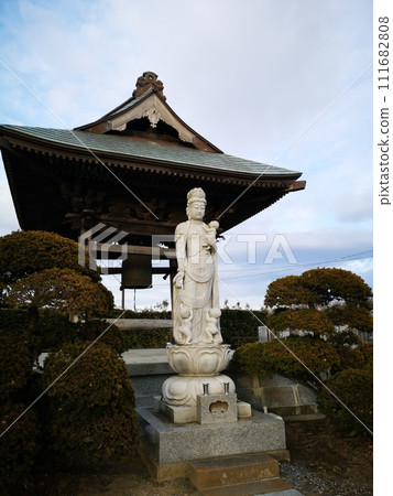 Kannon statue at Senryoji Temple in Tsukubamirai City 111682808