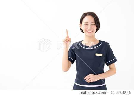 Female uniform esthetician points 111683266
