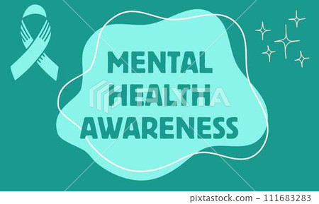 Mental Health Awareness Month banner vector illustration Mental Health Awareness Month banner vector illustration 111683283