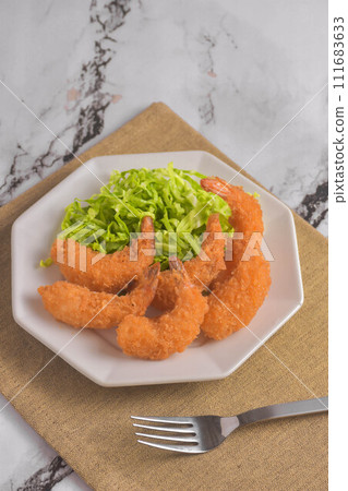 Fried shrimp Fried shrimp 111683633