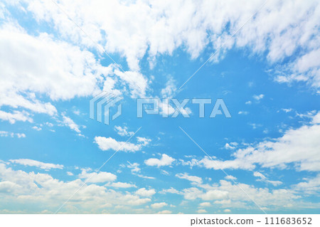 Summer blue sky and clouds 111683652
