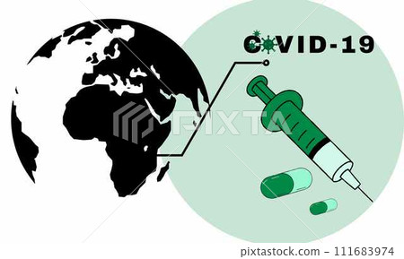 COVID-19 detailed flat vector illustration. 111683974
