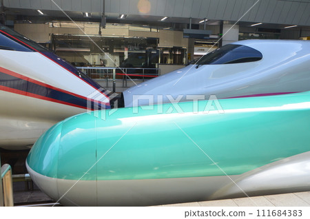 Shinkansen docking (Tokyo Station) Shinkansen docking (Tokyo Station) 111684383