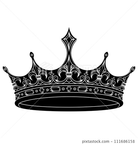 Royal crown with diamonds Royal crown with diamonds 111686158