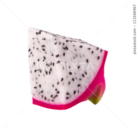Dragonfruit or Pitaya isolated on on a white background 111686967