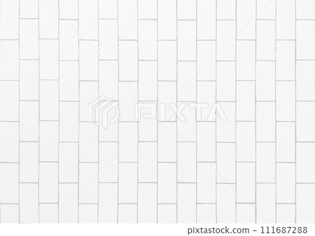 Background image of a wall with pale white tiles pasted vertically Background image of a wall with pale white tiles pasted vertically 111687288