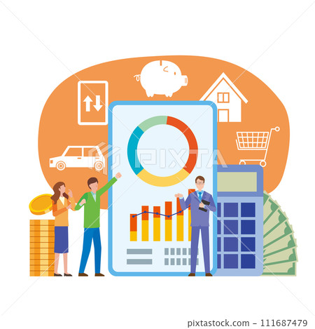 家庭財務診斷圖說明 111687479