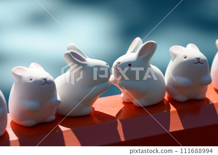 Okazaki Shrine rabbit figurine Sakyo Ward, Kyoto City Okazaki Shrine rabbit figurine Sakyo Ward, Kyoto City 111688994
