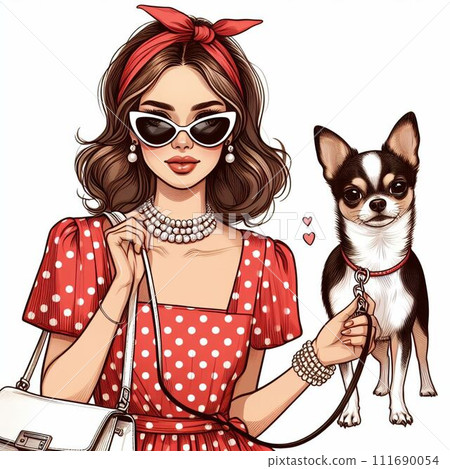 Fashionable ladies 111690054