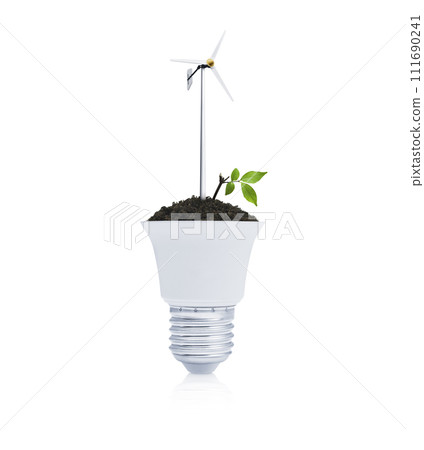 Green ecology and saving energy concept Green ecology and saving energy concept 111690241