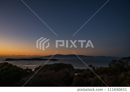 日本岡山縣備前市橛島風景非常美麗 111690631