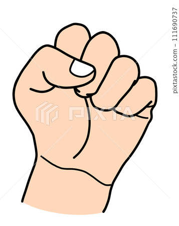 fist left hand 111690737