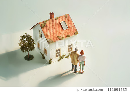 擔心危屋空置問題的人(3D) 擔心危屋空置問題的人(3D) 111691585