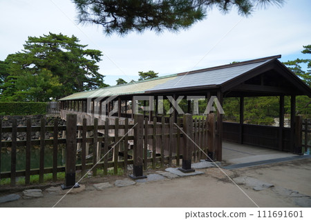 Takamatsu Castle is a castle ruins located in Kagawa Prefecture, Shikoku, Japan. Tamamo Park. 111691601