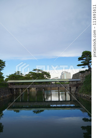 Takamatsu Castle is a castle ruins located in Kagawa Prefecture, Shikoku, Japan. Tamamo Park. Takamatsu Castle is a castle ruins located in Kagawa Prefecture, Shikoku, Japan. Tamamo Park. 111691611