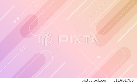 Gradient background with geometric objects 111691796
