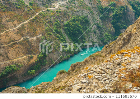 Sulak canyon Republic of Dagestan. View from one of the peaks, near the village of Dubki. 111693670