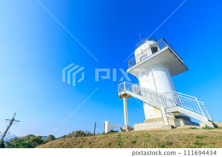 長崎縣平戶市冬季巨蠅燈塔 111694434
