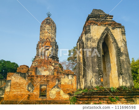 Wat Cherng Tha temple, Unesco World Heritage site, in Phra Nakhon Si Ayutthaya, Thailand Wat Cherng Tha temple, Unesco World Heritage site, in Phra Nakhon Si Ayutthaya, Thailand 111696598