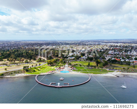 Geelong Waterfront and CBD in Australia Geelong Waterfront and CBD in Australia 111698273