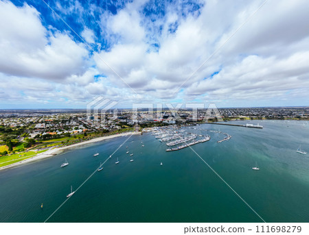 Geelong Waterfront and CBD in Australia Geelong Waterfront and CBD in Australia 111698279