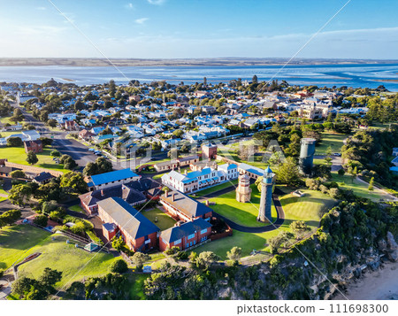 Queenscliff at Dusk in Victoria Australia 111698300