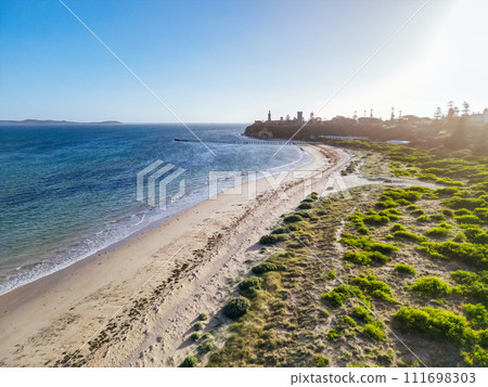 Queenscliff at Dusk in Victoria Australia 111698303